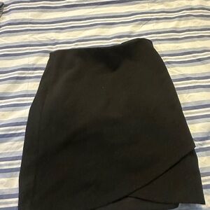 LOFT Blue Asymmetrical Pencil Skirt